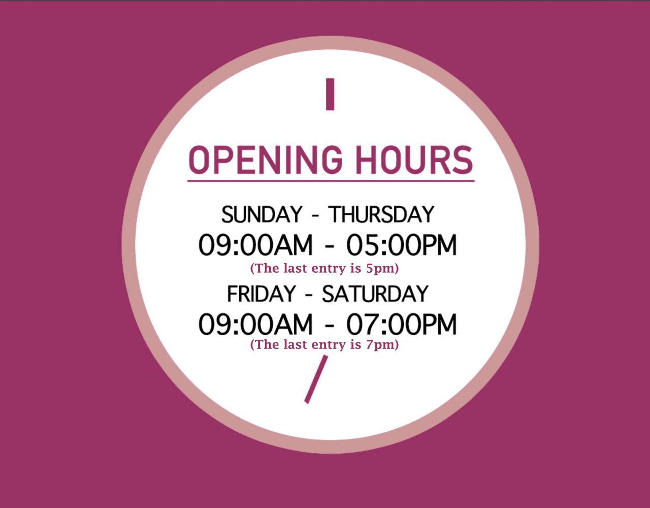 3D Trick Art opening hours